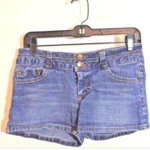Womens Jrs REWASH DENIM JEAN Sz 5 SHORT SHORTS